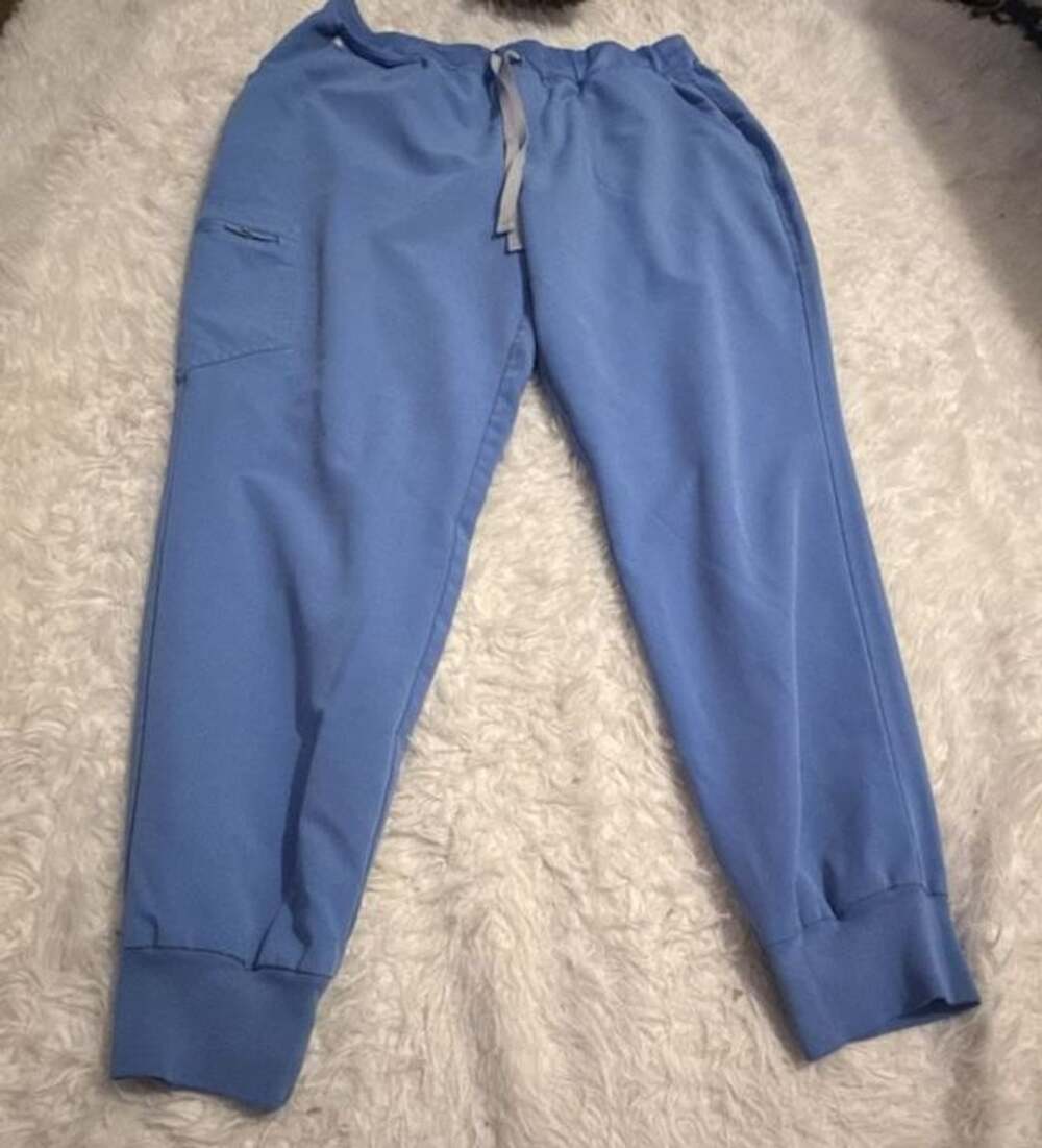 FIGS Zamora Jogger Scrub Pants Size XL Ceil Blue